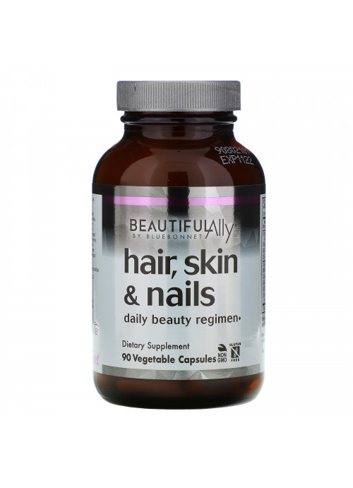 Bluebonnet Nutrition, Beautiful Ally, Hair, Skin & Nails, 90 Vegetable Capsules