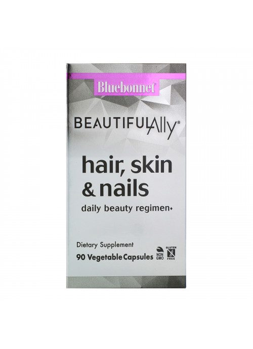 Bluebonnet Nutrition, Beautiful Ally, Hair, Skin & Nails, 90 Vegetable Capsules