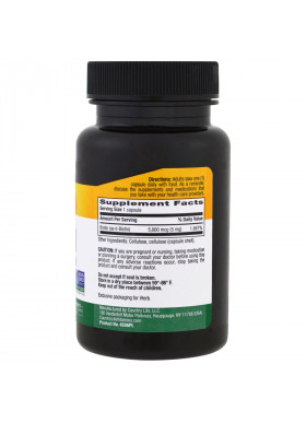 Country Life, High Potency Biotin, 5 mg, 120 Vegan Capsules