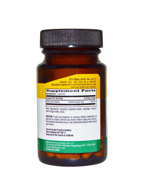 Country Life, High Potency Biotin, 5 mg, 60 Vegan Capsules