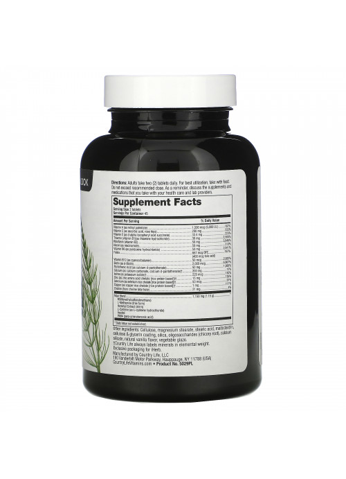 Country Life, Maxi-Hair, 90 Tablets