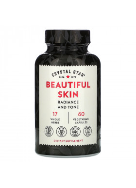 Crystal Star, Beautiful Skin, 60 Vegetarian Capsules