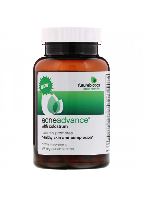 FutureBiotics, Acne Advance with Colostrum, 90 Vegetarian Tablets