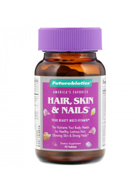 FutureBiotics, Hair, Skin & Nails, 75 Tablets