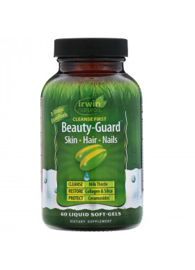 Irwin Naturals, Cleanse First Beauty-Guard, 60 Liquid Soft-Gels