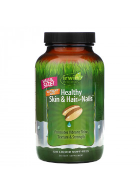 Irwin Naturals, Healthy Skin & Hair Plus Nails, 120 Liquid Soft-Gels