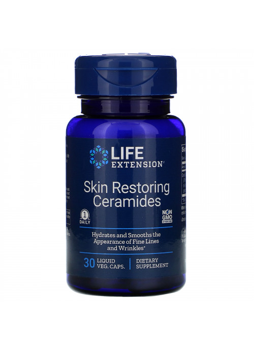 Life Extension, Skin Restoring Ceramides, 30 Liquid Vegetarian Capsules