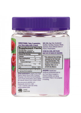 Natrol, Gummies, Hair, Skin & Nails, Raspberry, 90 Count