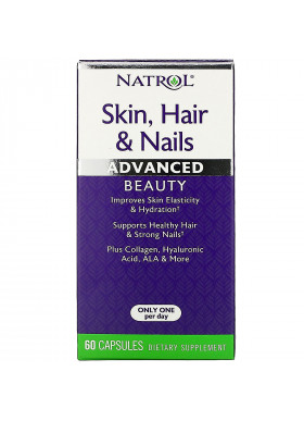 Natrol, Skin, Hair & Nails, Advanced Beauty, 60 Capsules