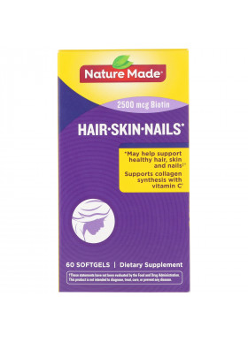 Nature Made, Hair, Skin, & Nails, 60 Softgels