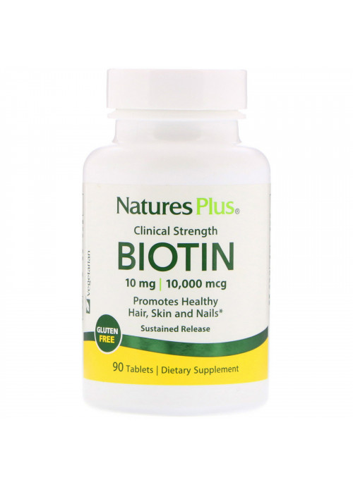 Nature's Plus, Biotin, Sustained Release, 90 Tablets