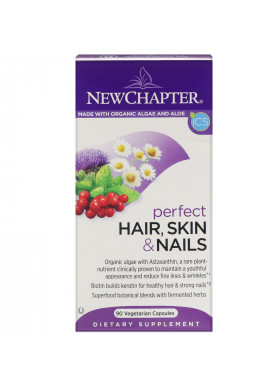New Chapter, Perfect Hair, Skin, & Nails, 90 Vegetarian Capsules