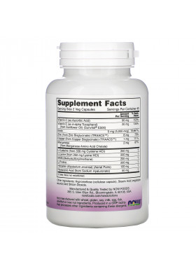 Now Foods, Solutions, Vegan Hair, Skin & Nails, 90 Veg Capsules