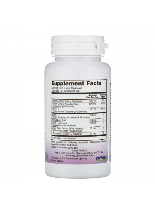 Now Foods, Solutions, Wrinkle Rescue, 60 Veg Capsules