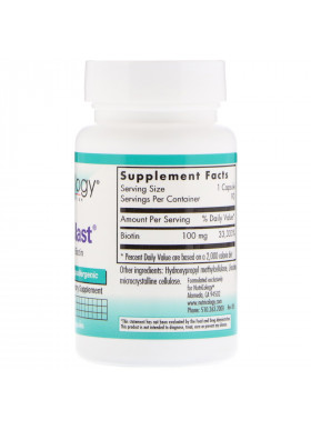 Nutricology, Biotin Blast, 90 Vegetarian Capsules