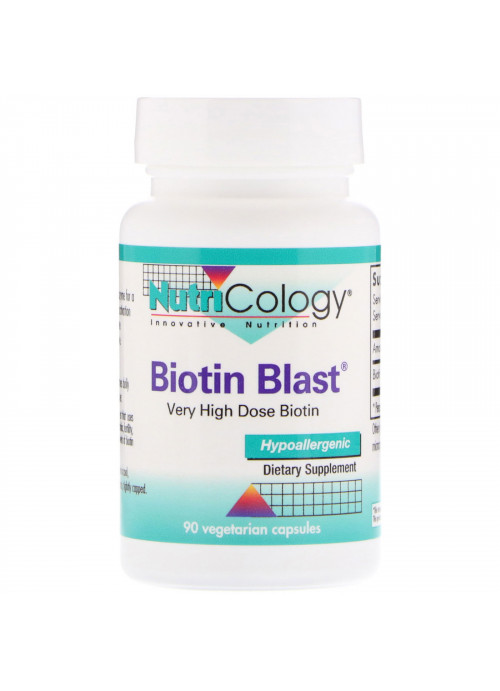 Nutricology, Biotin Blast, 90 Vegetarian Capsules