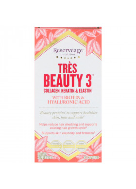 ReserveAge Nutrition, Tres Beauty 3, 90 Capsules