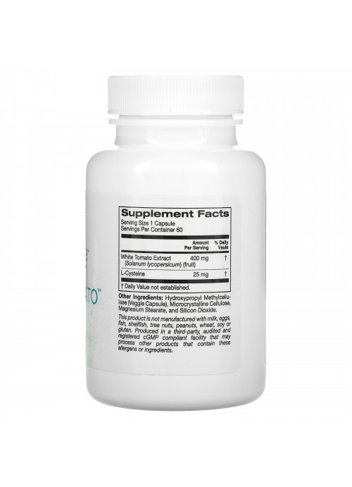 Solumeve, Pearl Tomato, Healthy Skin Support, 400 mg, 60 Veggie Capsules