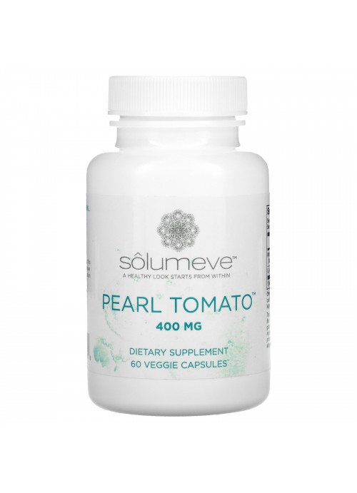 Solumeve, Pearl Tomato, Healthy Skin Support, 400 mg, 60 Veggie Capsules