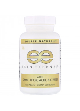 Source Naturals, Skin Eternal with DMAE, Lipoic Acid, and C Ester, 120 Tablets