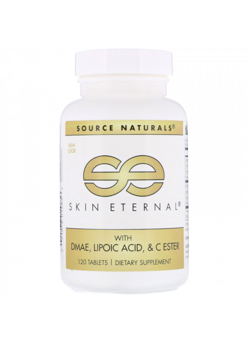 Source Naturals, Skin Eternal with DMAE, Lipoic Acid, and C Ester, 120 Tablets