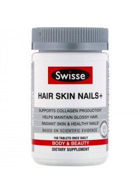 Swisse, Ultiboost, Hair Skin Nails+, 150 Tablets