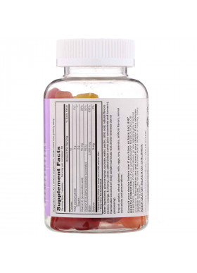 T-RQ, Adult Gummy, Hair, Skin & Nails, Biotin, Lemon Orange Cherry, 60 Gummies