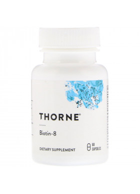 Thorne Research, Biotin-8, 60 Capsules