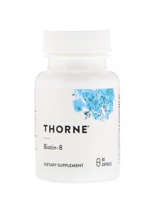 Thorne Research, Biotin-8, 60 Capsules