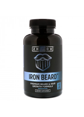 Zhou Nutrition, Iron Beard, 60 Veggie Capsules
