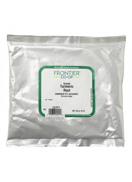 Frontier Natural Products, Ground Turmeric Root, 16 oz (453 g)