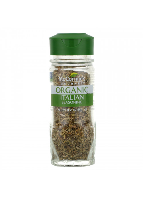 McCormick Gourmet, Organic, Italian Seasoning, 0.55 oz (15 g)