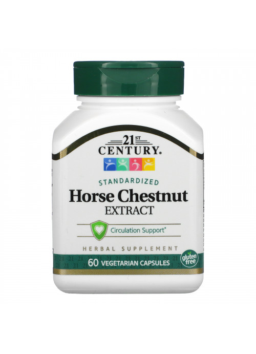 21st Century, Horse Chestnut Extract, Standardized, 60 Vegetarian Capsules