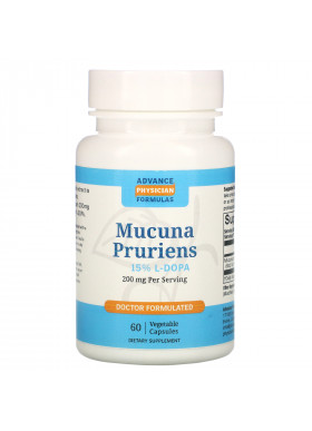 Advance Physician Formulas, Mucuna Pruriens, 200 mg, 60 Vegetable Capsules