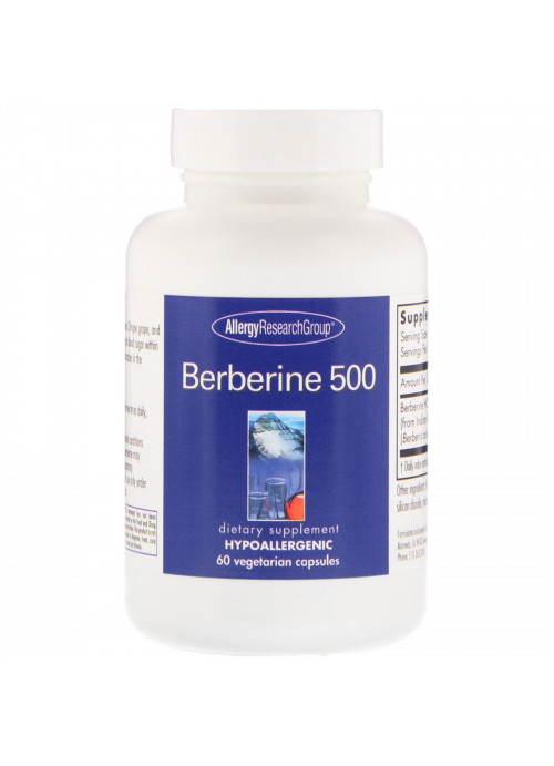 Allergy Research Group, Berberine 500, 60 Vegetarian Capsules