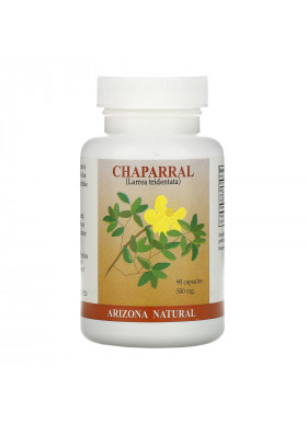 Arizona Natural, Chaparral, 500 mg, 90 Capsules