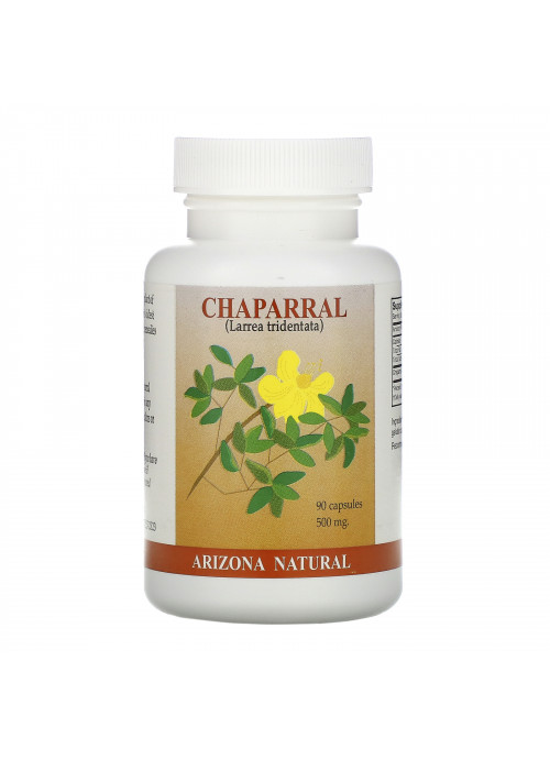 Arizona Natural, Chaparral, 500 mg, 90 Capsules