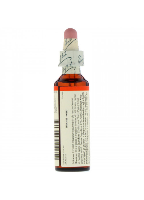 Bach, Original Flower Remedies, Cherry Plum, 0.7 fl oz (20 ml)