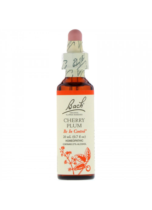 Bach, Original Flower Remedies, Cherry Plum, 0.7 fl oz (20 ml)