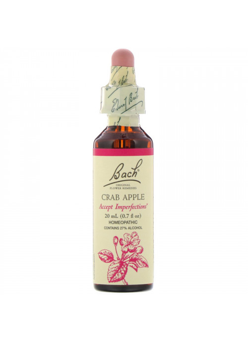 Bach, Original Flower Remedies, Crab Apple, 0.7 fl oz (20 ml)