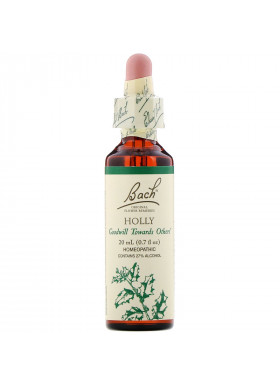 Bach, Original Flower Remedies, Holly, 0.7 fl oz (20 ml)