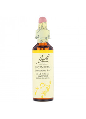 Bach, Original Flower Remedies, Hornbeam, 0.7 fl oz (20 ml)