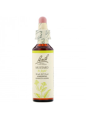 Bach, Original Flower Remedies, Mustard, 0.7 fl oz (20 ml)