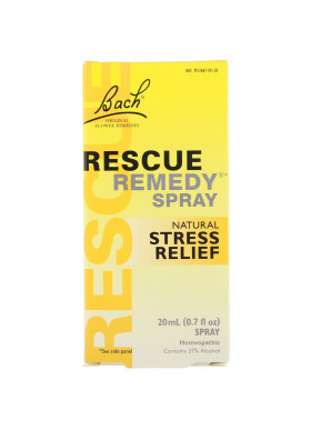 Bach, Original Flower Remedies, Rescue Remedy Spray, Natural Stress Relief, 0.7 fl oz (20 ml)