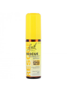 Bach, Original Flower Remedies, Rescue Remedy Spray, Natural Stress Relief, 0.7 fl oz (20 ml)