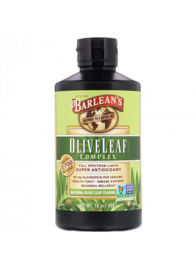 Barlean's, Olive Leaf Complex, Natural Olive Leaf Flavor, 16 oz (454 g)