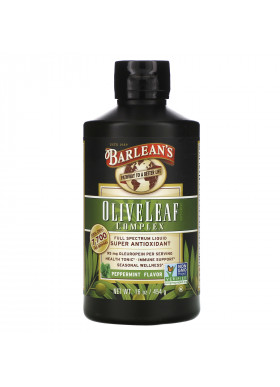 Barlean's, Olive Leaf Complex, Peppermint Flavor, 16 oz (454 g)