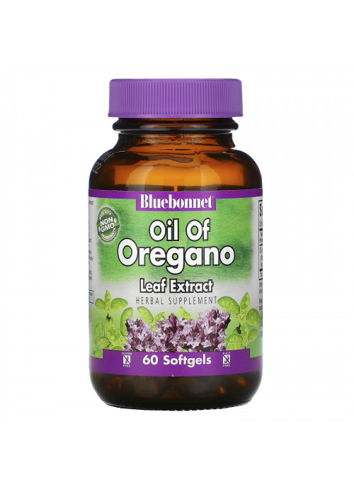 Bluebonnet Nutrition, Oil of Oregano Leaf Extract, 60 Softgels