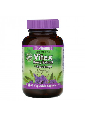 Bluebonnet Nutrition, Vitex Berry Extract, 60 Vegetable Capsules