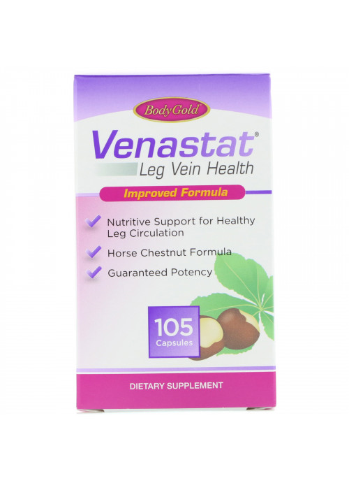 BodyGold, Venastat Leg Vein Health, 105 Capsules